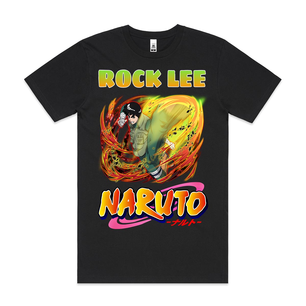 Naruto Rock Lee T-shirt Japanese anime Tee