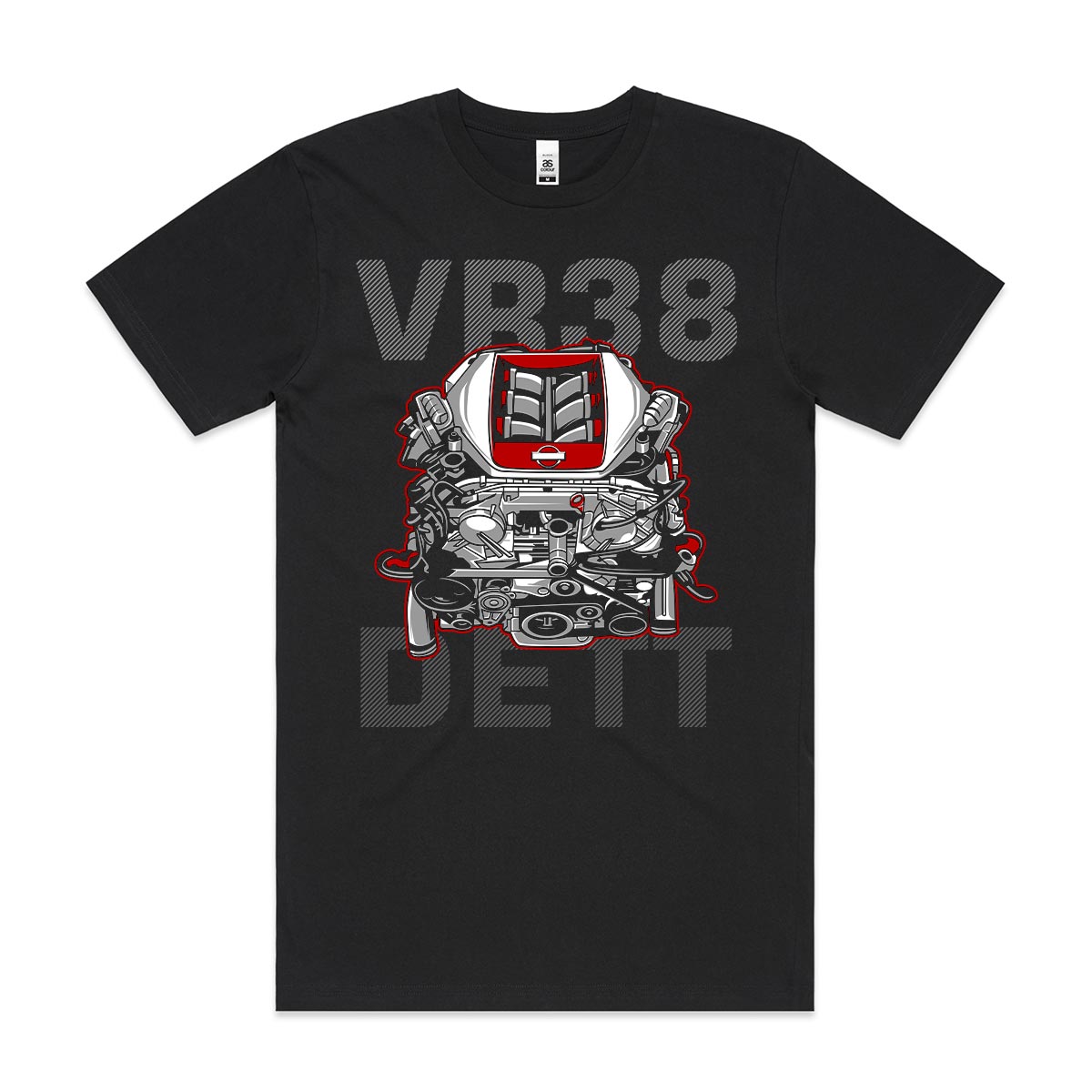 Nissan VR38 engine JDM T-Shirt Speed Garage Tee