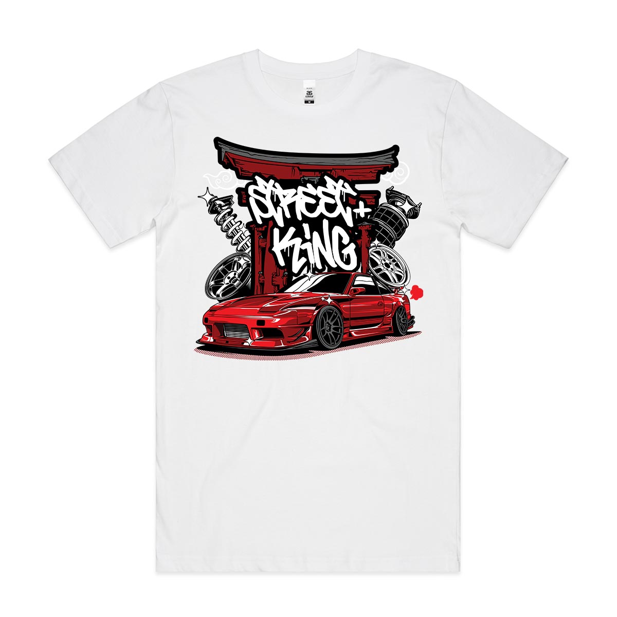 Mazda RX-7 FC Mod JDM White T-Shirt Speed Garage Tee