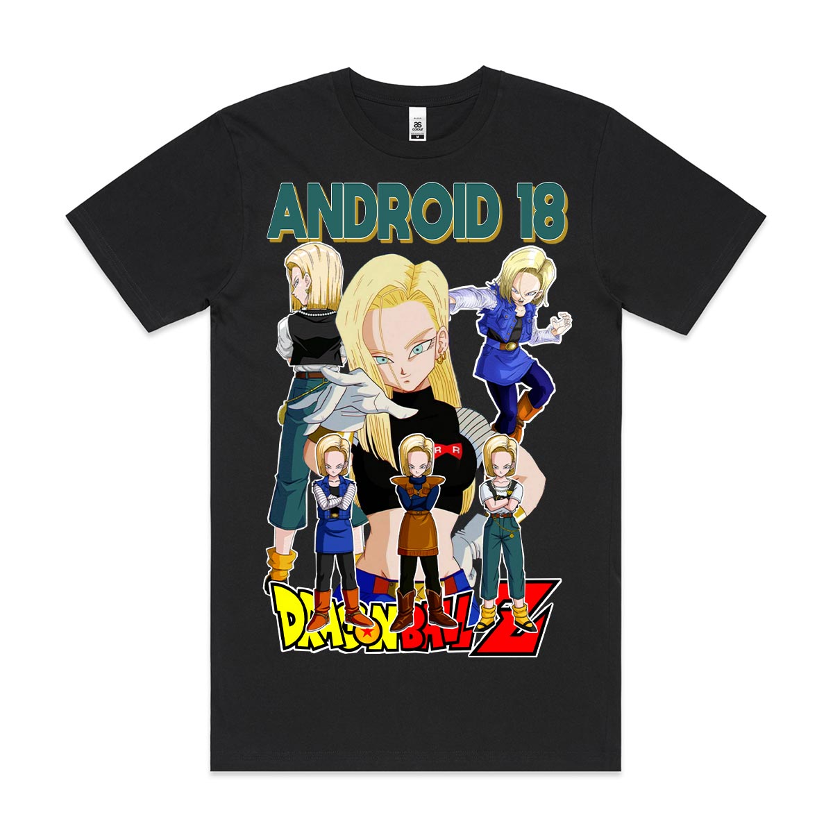 Dragon Ball Z Android 18 T-Shirt Japanese Anime Tee