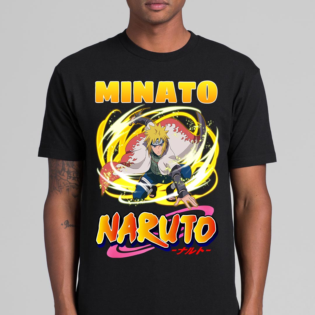 Naruto Minato T-shirt Japanese anime Tee