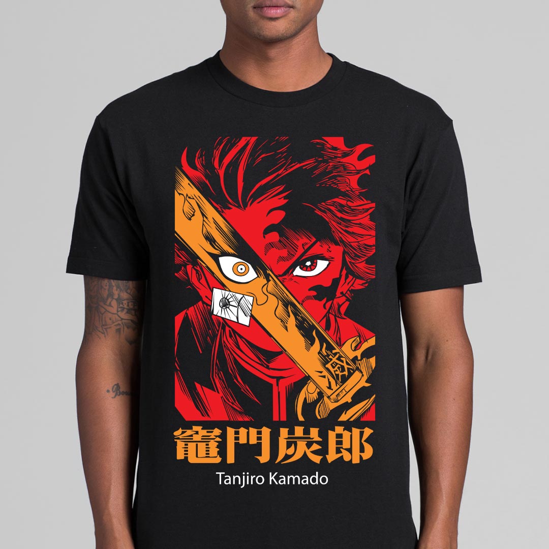Demon Slayer Tanjiro Kamado V4 T-shirt Japanese anime Tee