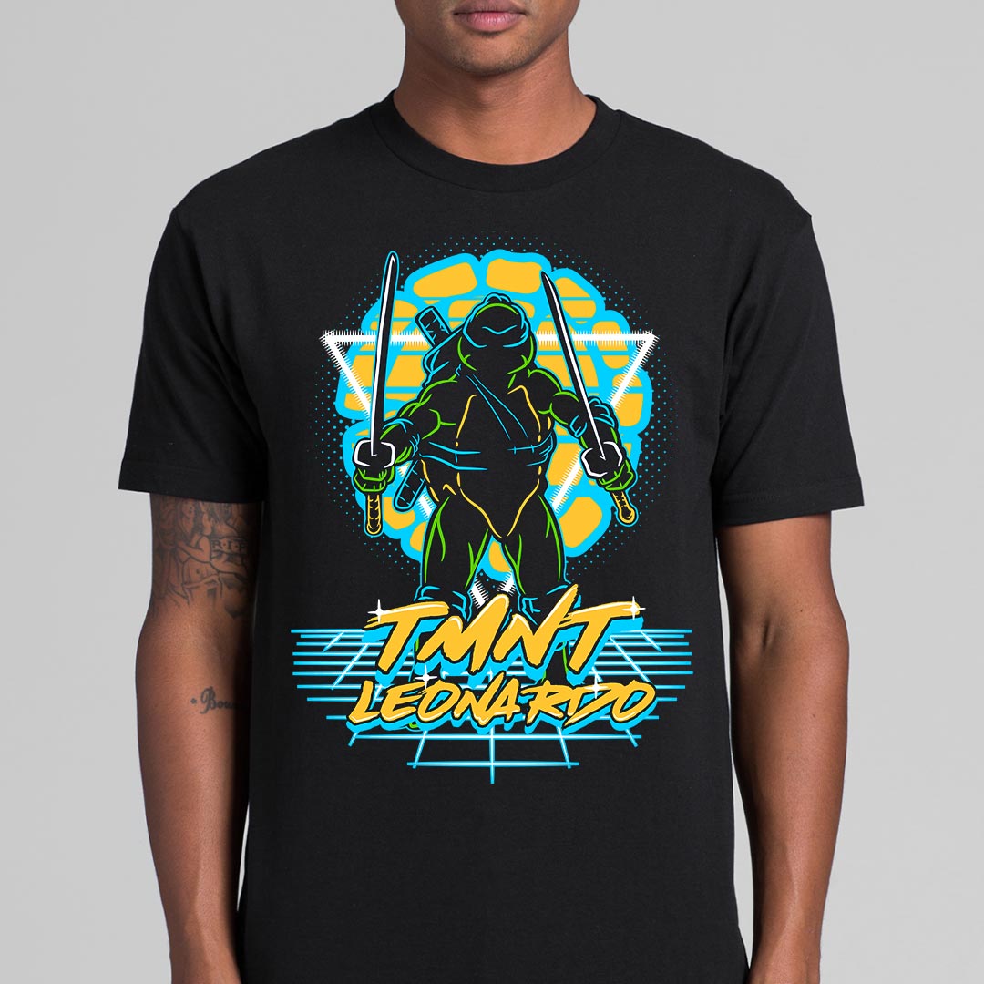 Teenage Mutant Ninja Turtles Leonardo T-shirt Cartoon Tee