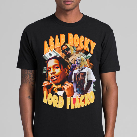 A$AP Rocky Lord Flacko 3 T-Shirt Rapper Family Fan Music Hip Hop Culture