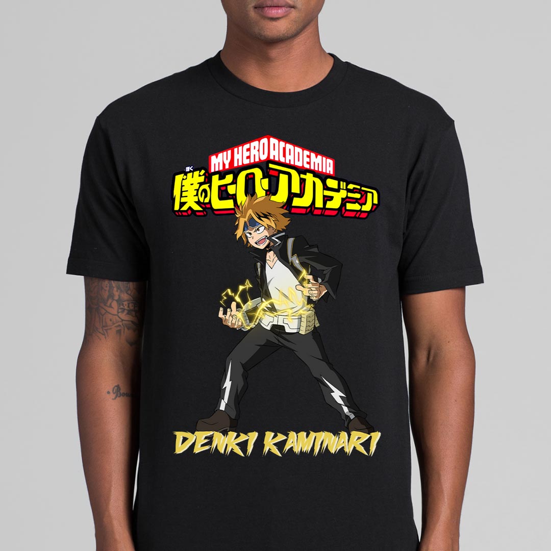 My Hero Academia Denki Kaminari T-shirt Japanese anime Tee