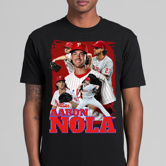 Aaron Nola V2 MLB T-Shirt Sport Athlete Family Tee