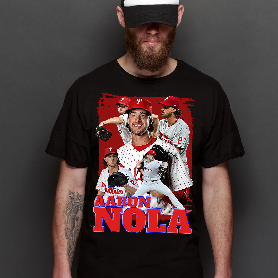 Aaron Nola V2 MLB T-Shirt Sport Athlete Family Tee