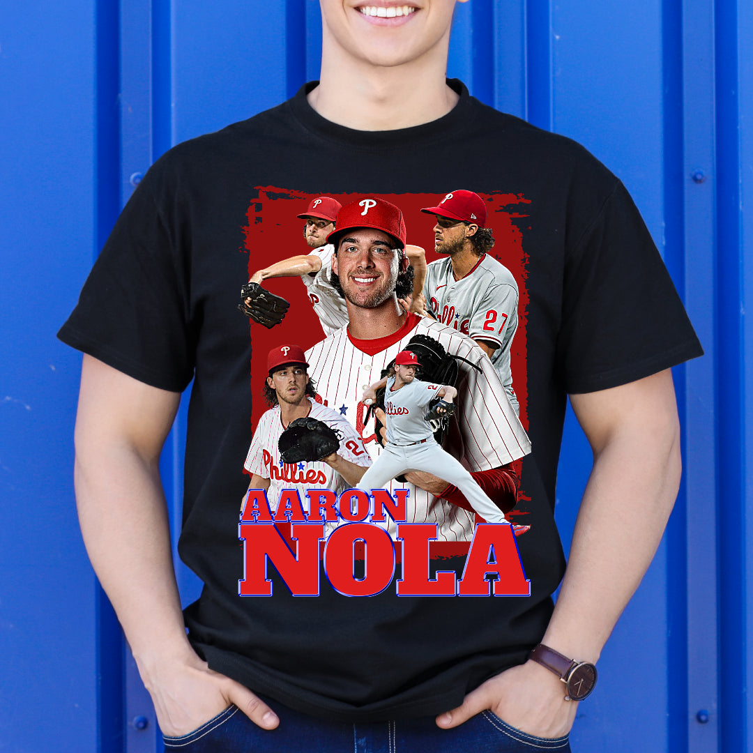 Aaron Nola V2 MLB T-Shirt Sport Athlete Family Tee