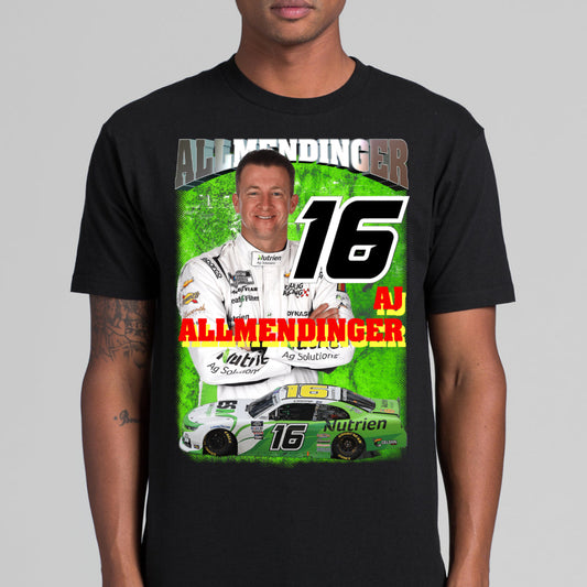 A. J. Allmendinger Stock Car Racing T-Shirt Sport Athlete Family Tee