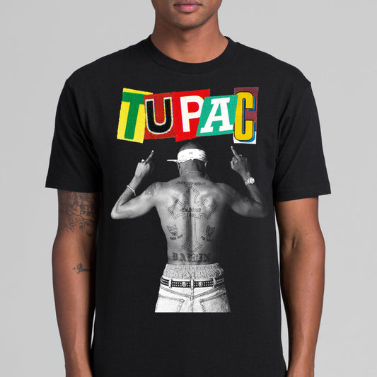2 PAC V7 Thug Life T-Shirt Rapper Family Fan Music Hip Hop Culture