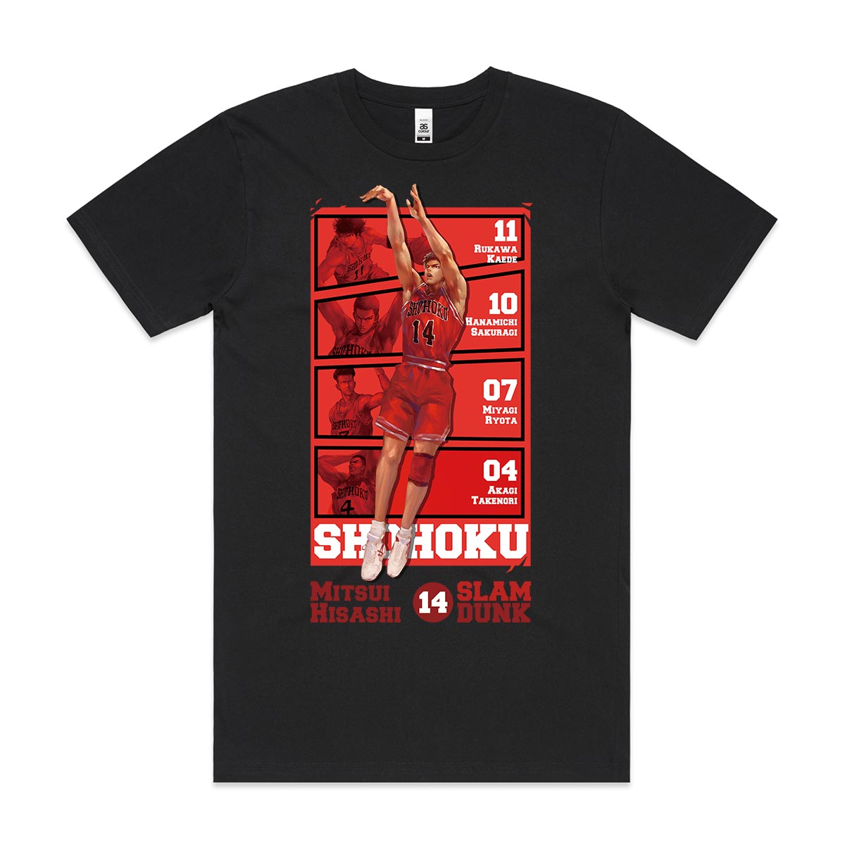 Slam Dunk Mitsui Hisashi V2 T-Shirt Japanese Anime Tee