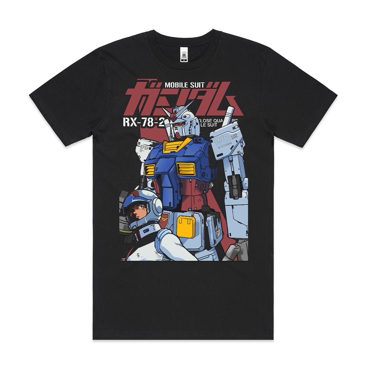 Gundam Original RX-78-2 T-Shirt Japanese Anime Tee