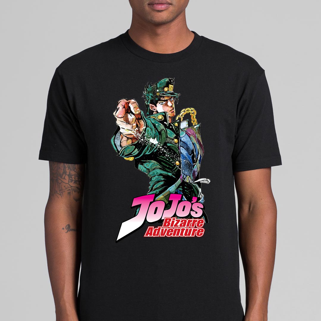 Jojo's Bizarre Adventure Jotaro Kujo Ver4 T-Shirt Japanese Anime Tee