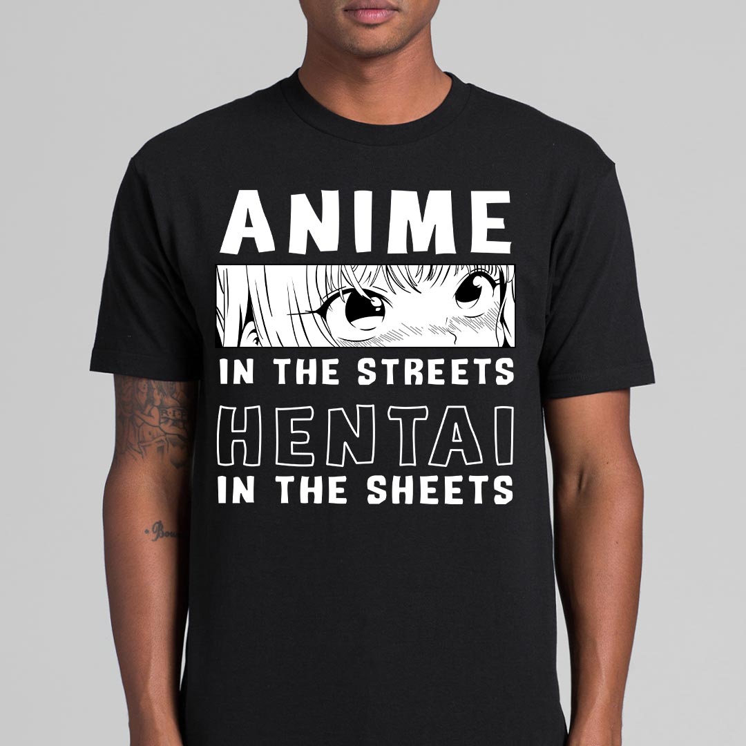 Hentai In the Street T-Shirt Japanese Anime Tee
