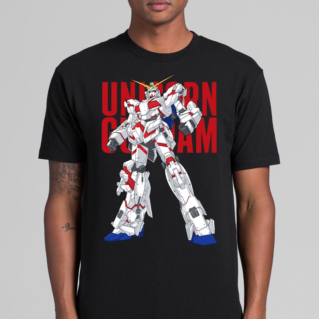 Gundam Unicorn RX-0 Ver2 T-Shirt Japanese Anime Tee