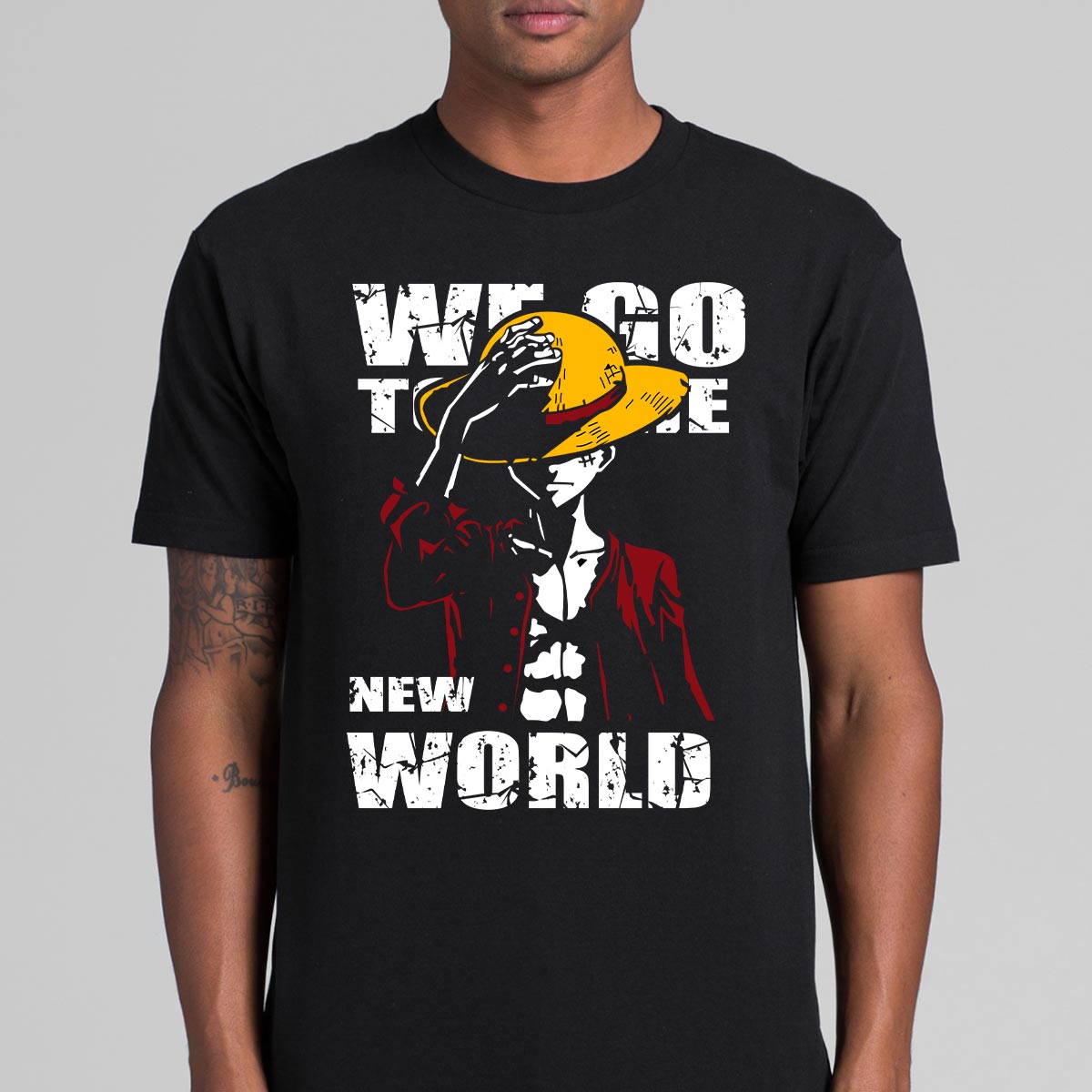 One Piece We Go To The New World T-shirt Japanese anime