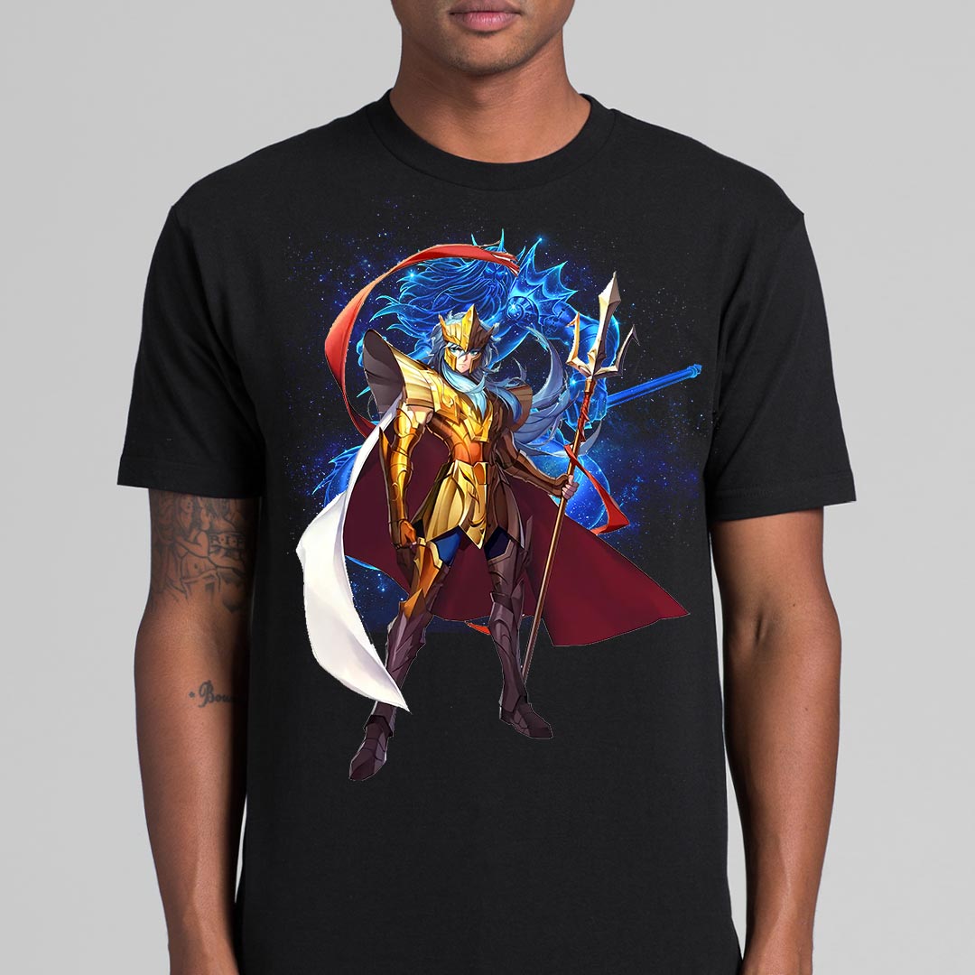 Saint Seiya Poseidon T-Shirt Japanese Anime Tee