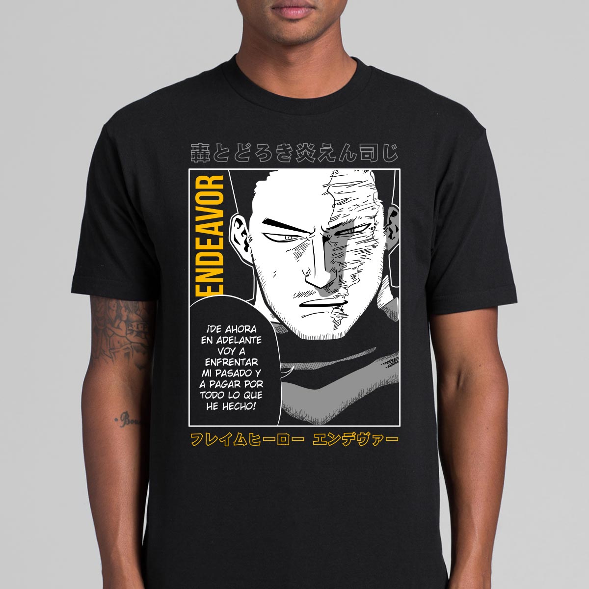 My Hero Academia Endeavor T-shirt Japanese anime