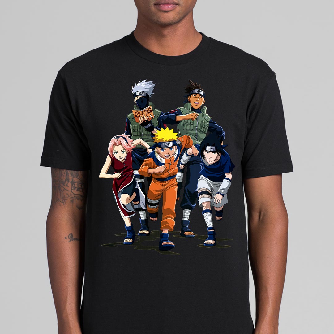 Naruto Team 7 V2 T-Shirt Japanese Anime Tee