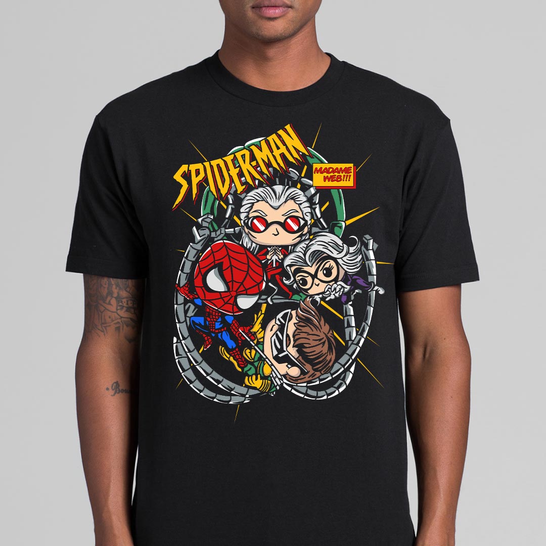 Spiderman Pophead Short Sleeve Marvel T-Shirt